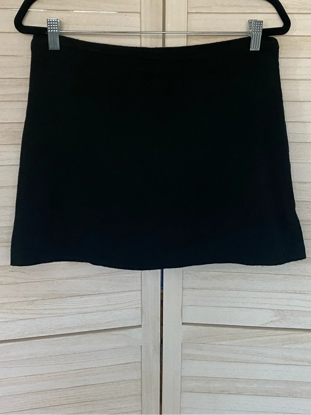 Wayf Black Knit Mini Skirt/Skort SZ XL NWT